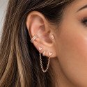 Piercing Labret em Titânio - Flor de Lótus - PVD Rosé  - 7TRG129