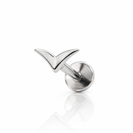 Piercing de Orelha Labret - Andorinha - Titânio - 7TRG164