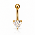 Piercing para Umbigo - Coração de Zircônia - 1COR113