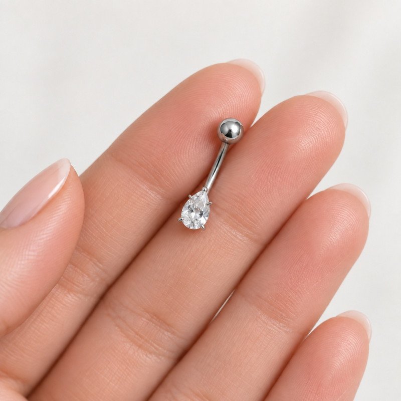 Piercing Haste Menor - Gota Zircônia  - 1PEQ71