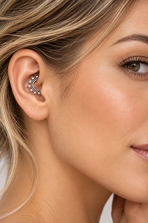 Piercing daith em titânio
